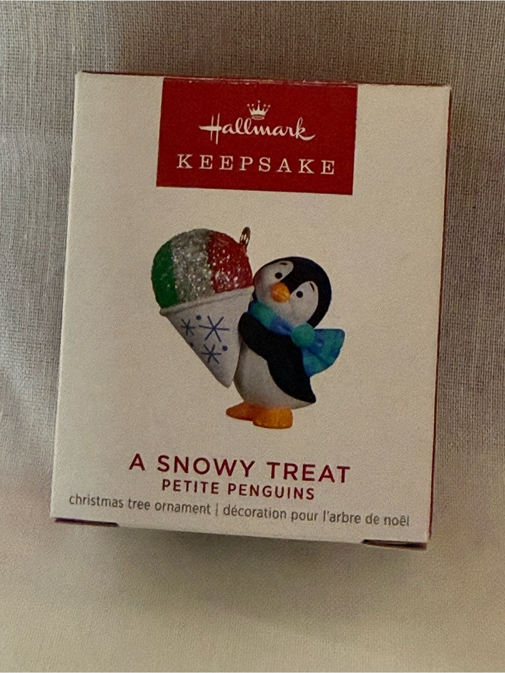 Hallmark Petite Penguin Ornament - Black, White, Green, Red, Blue, Orange